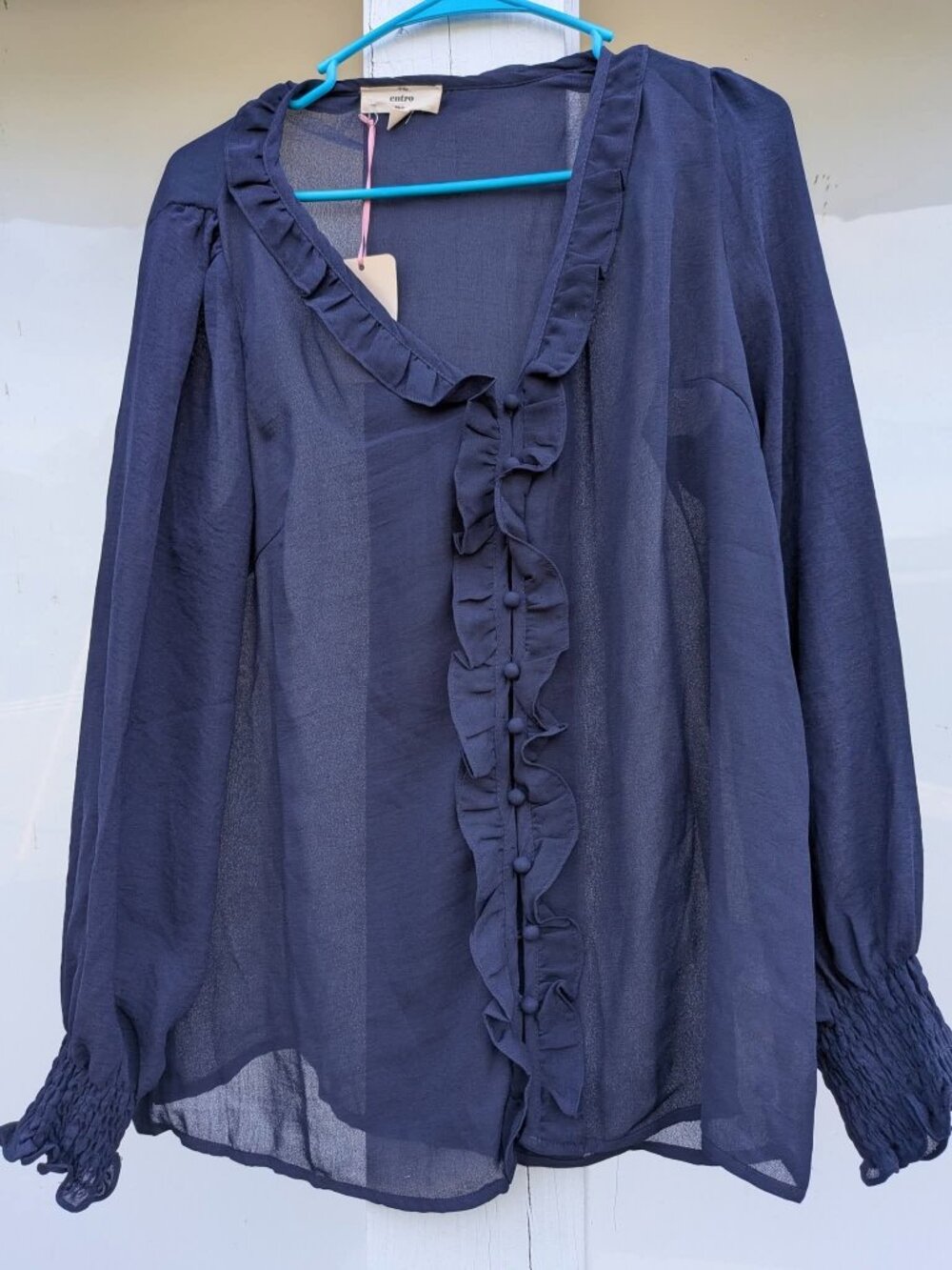 Long Sleeve Navy Shirt